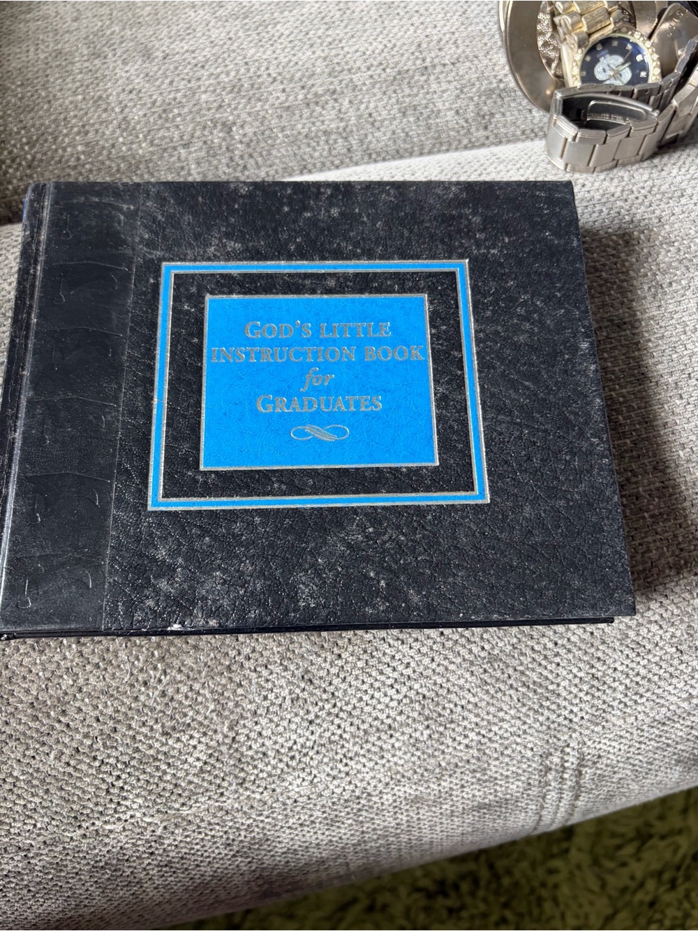 Source Unknown Black & Blue "God's Little Instruction Book for Graduates"